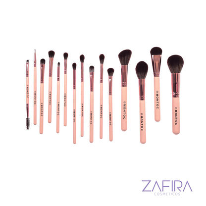 Kit de Brochas Romantic x15 MONTOC