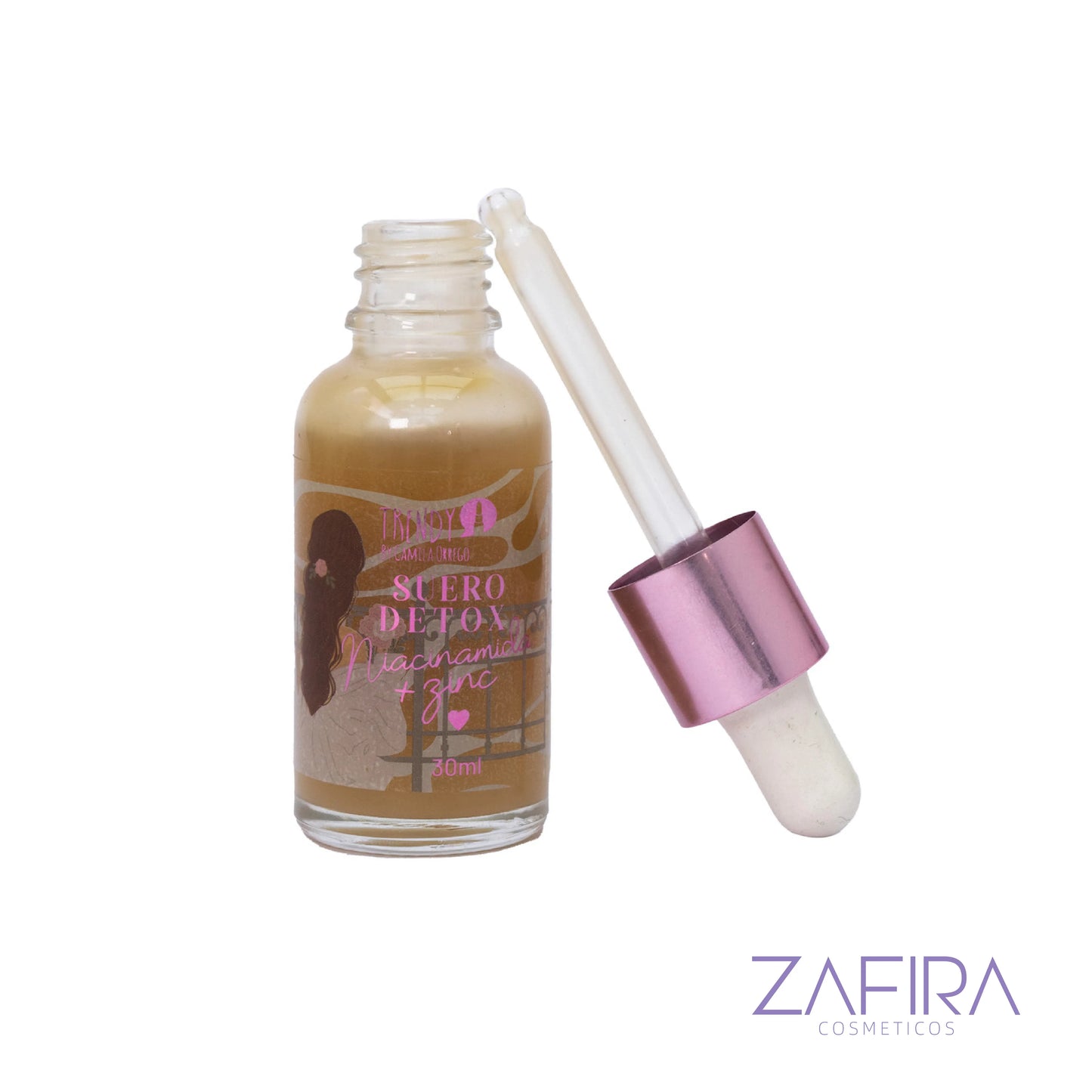 Suero Detox Niacinamida + Zinc Trendy Skincare 30ml